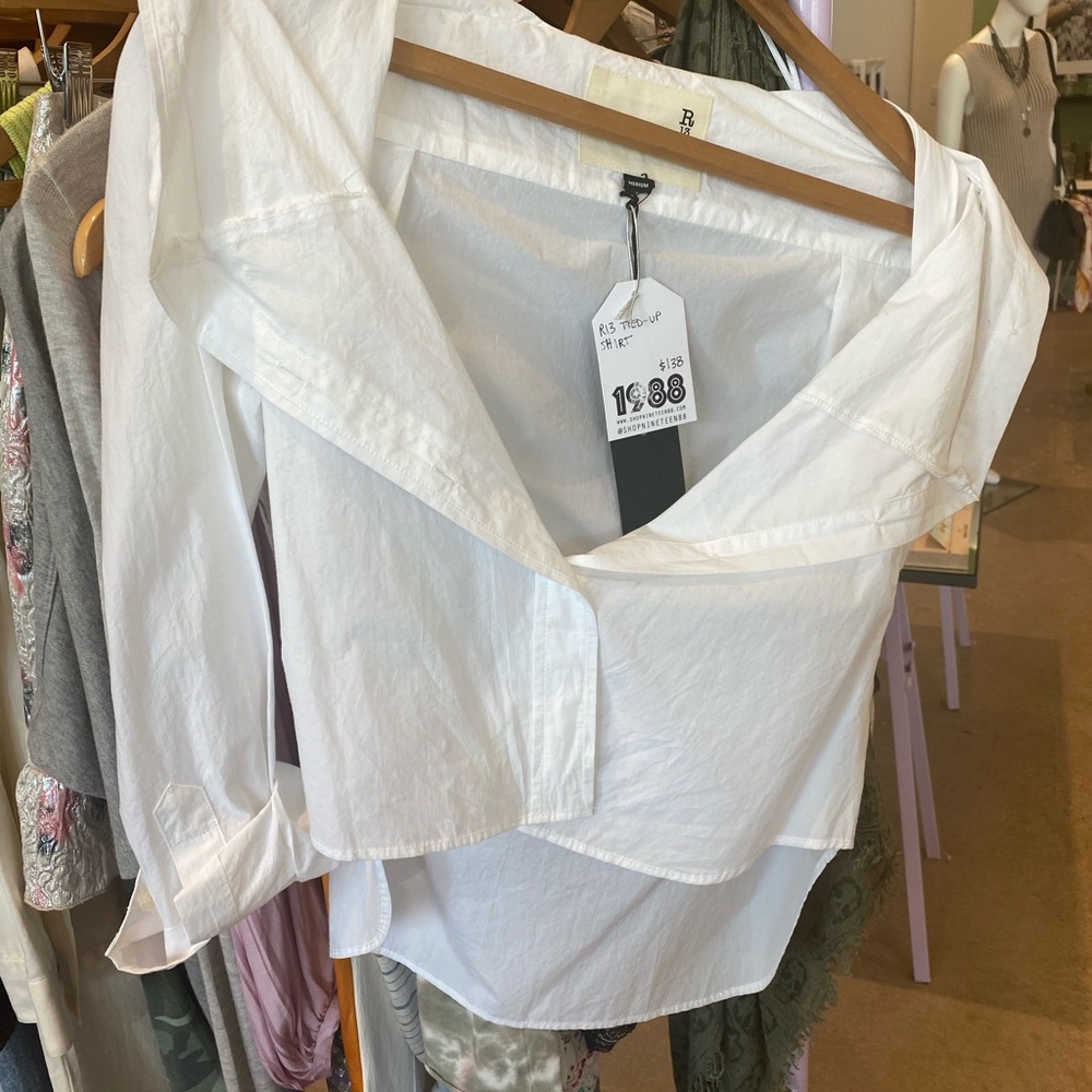 Vintage R13 Cropped Blouse